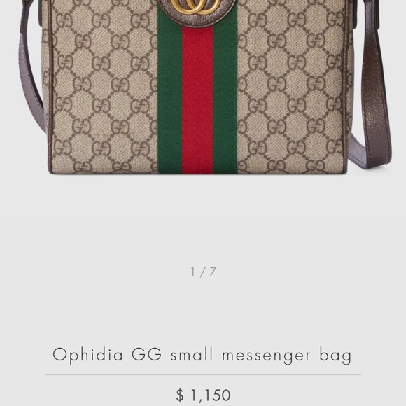 Authentic Gucci Ophidia Crossbody Bag Messenger - Picture 10 of 11